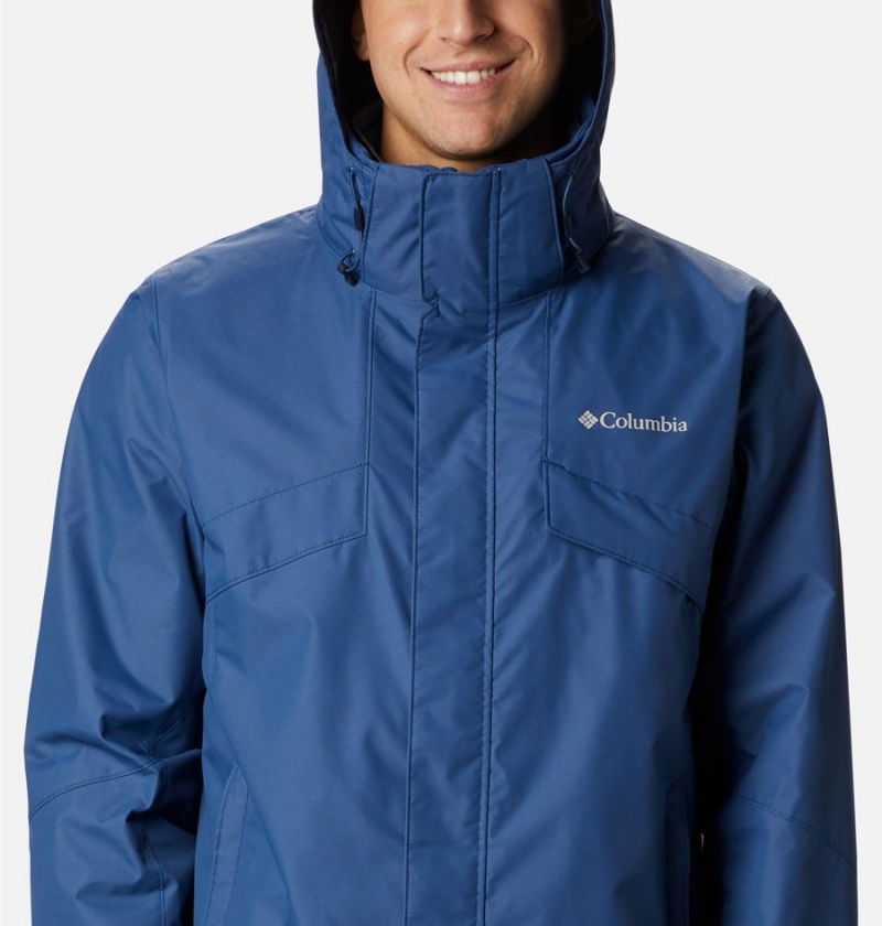 Blue Men's Columbia Bugaboo II Fleece Interchange Ski Jacket | HBLJD-6582