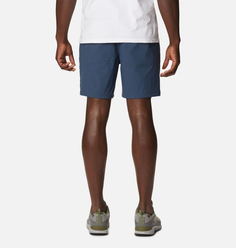 Blue Men's Columbia Canyon Gate Utility Shorts | BGEIK-6824