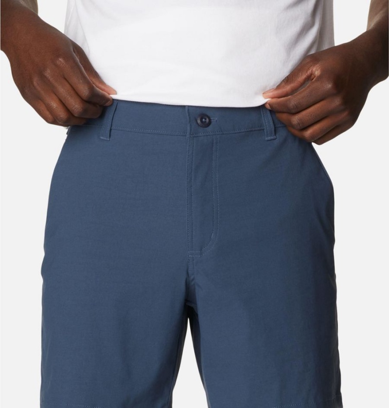 Blue Men's Columbia Canyon Gate Utility Shorts | BGEIK-6824