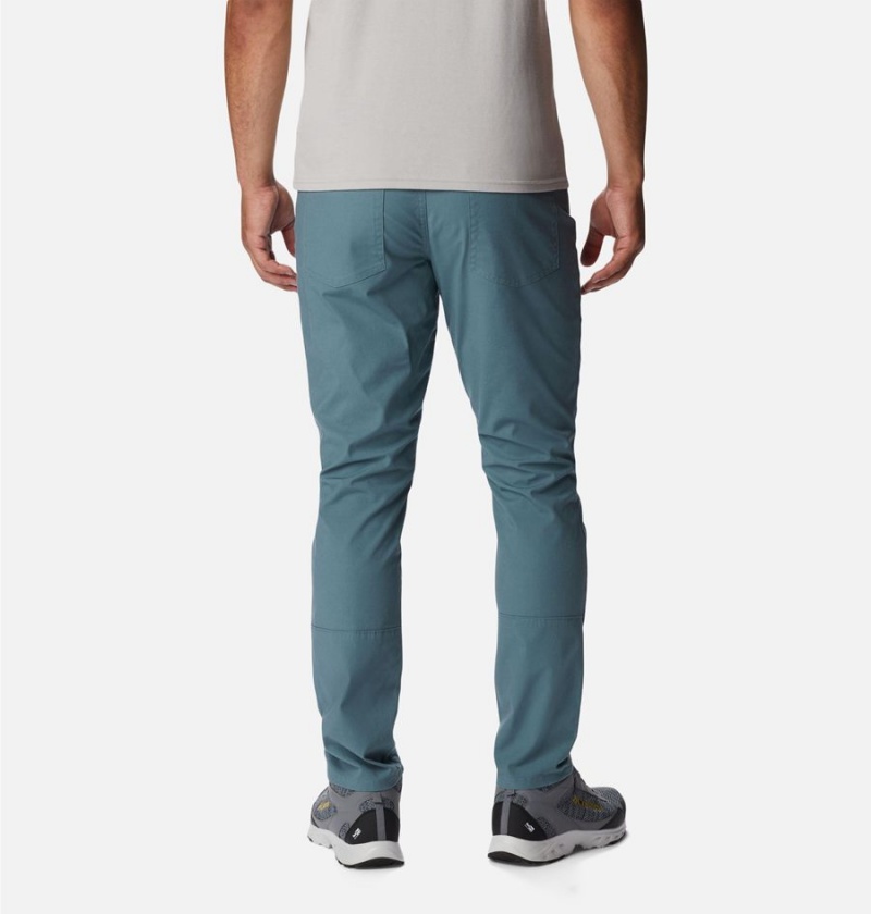 Blue Men's Columbia Cobble Creek 5-Pocket Pants | LBNIV-2190