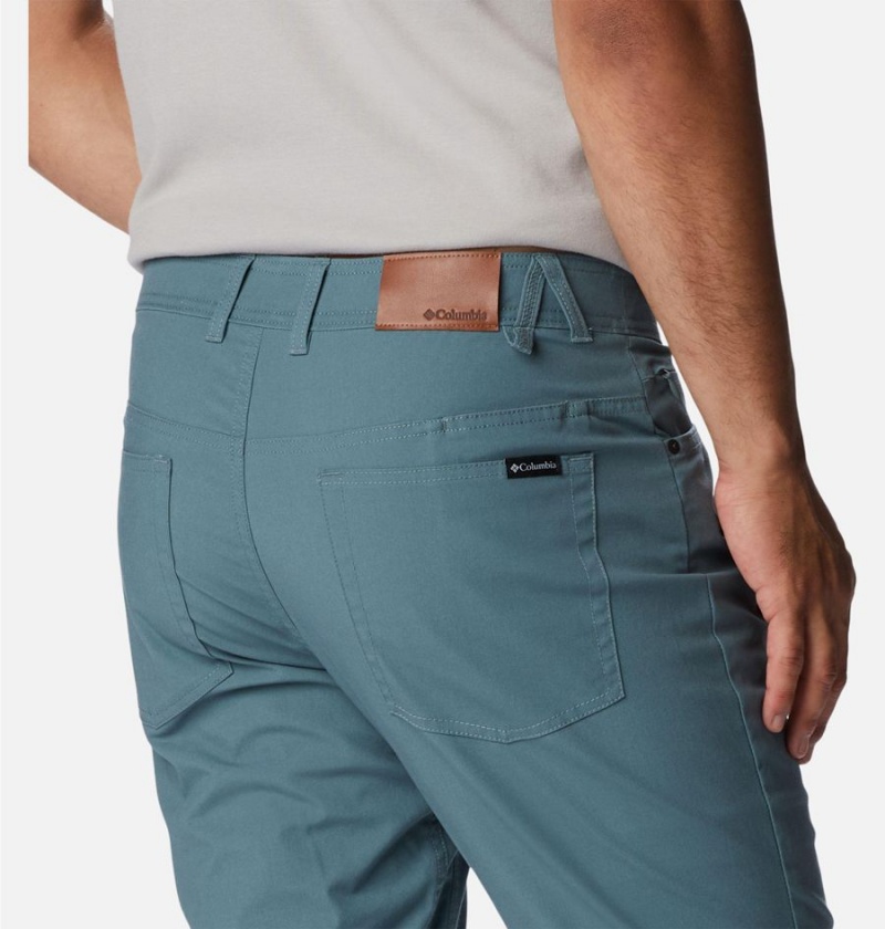 Blue Men's Columbia Cobble Creek 5-Pocket Pants | LBNIV-2190