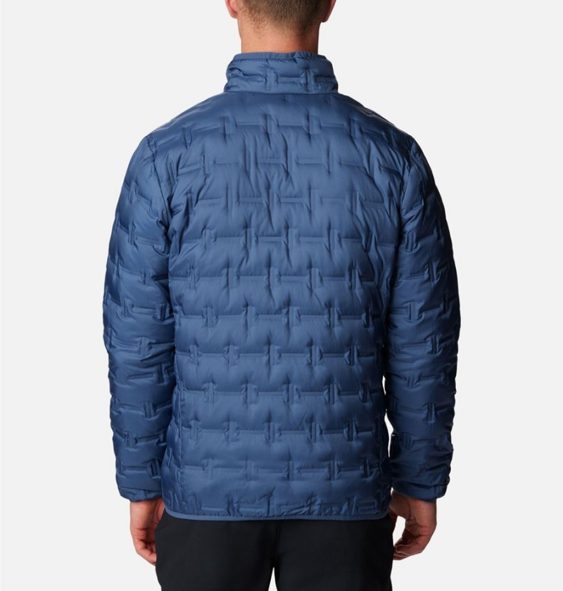 Blue Men's Columbia Delta Ridge Insulated Puffer Jacket | BOZEX-6258