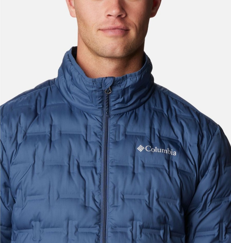 Blue Men's Columbia Delta Ridge Insulated Puffer Jacket | BOZEX-6258