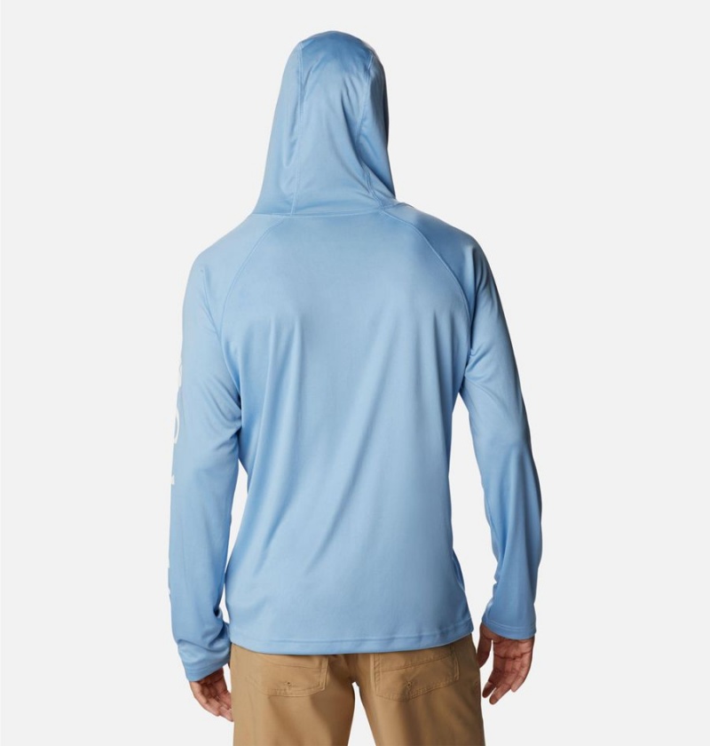 Blue Men's Columbia Fork Stream Hoodie | CGSOA-5782