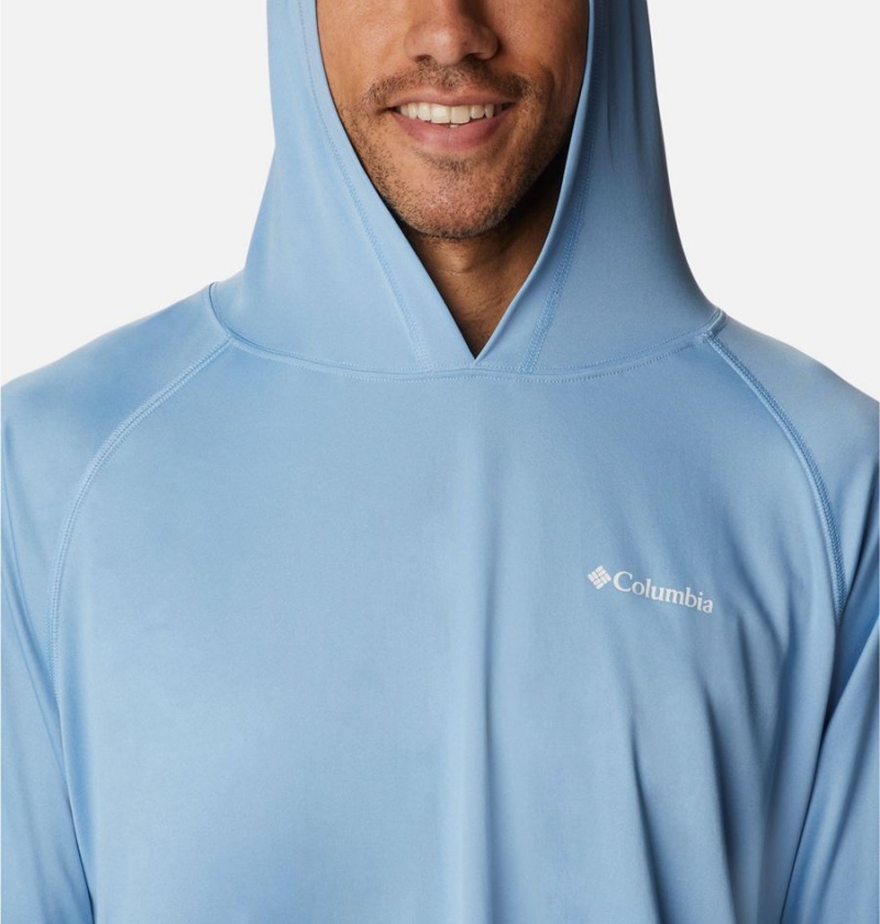 Blue Men's Columbia Fork Stream Hoodie | CGSOA-5782