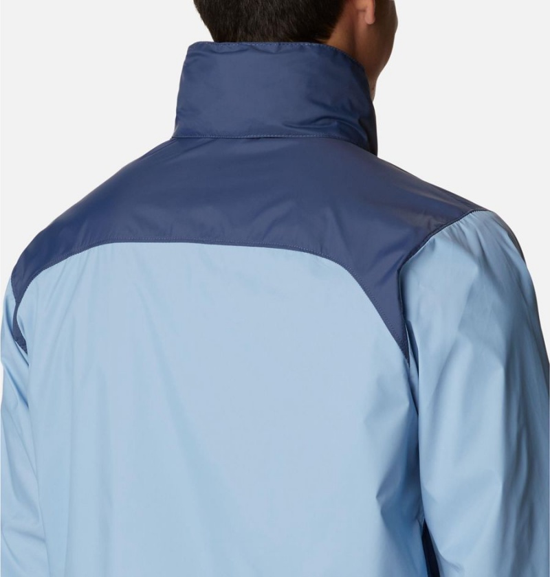 Blue Men's Columbia Glennaker Lake Rain Jacket | JUVSX-3407