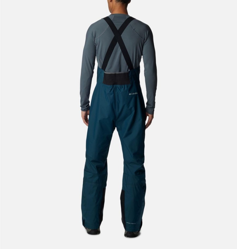 Blue Men's Columbia Iceventure Ski Bib Pants | KTVQL-8674