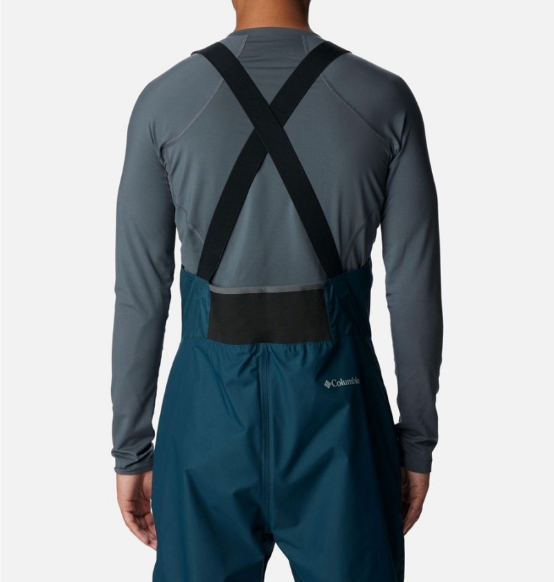 Blue Men's Columbia Iceventure Ski Bib Pants | KTVQL-8674