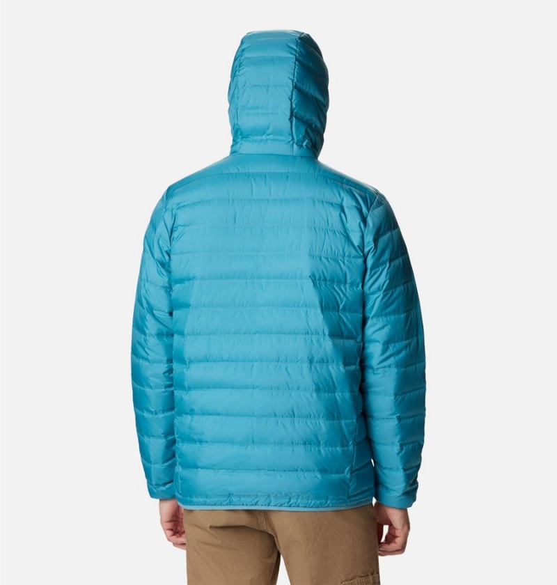 Blue Men's Columbia Lake 22 Hooded Insulated Puffer Jacket | RYMSE-1087