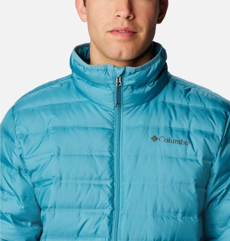 Blue Men's Columbia Lake 22 Insulated Puffer Jacket | MXHYU-9524