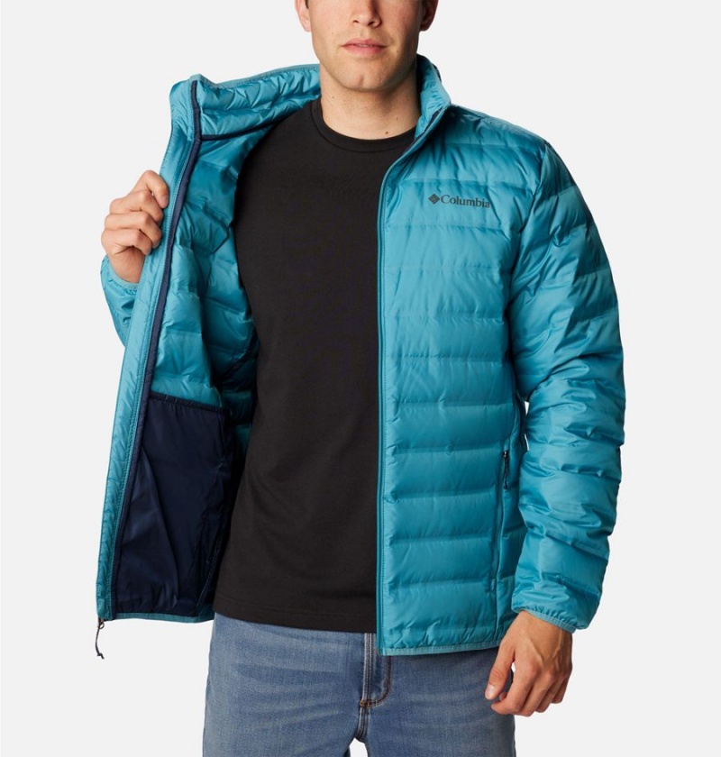 Blue Men's Columbia Lake 22 Insulated Puffer Jacket | MXHYU-9524