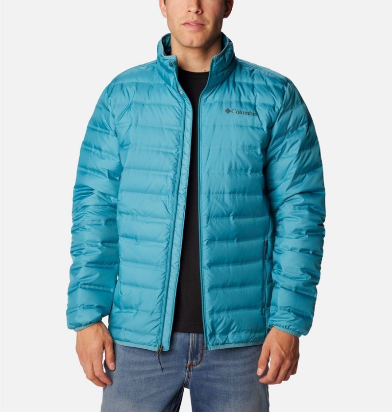 Blue Men's Columbia Lake 22 Insulated Puffer Jacket | MXHYU-9524