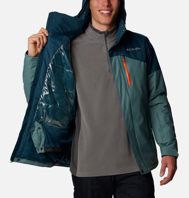 Blue Men's Columbia Last Tracks Insulated Ski Jacket | NOTXR-7490