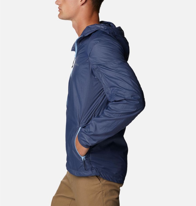 Blue Men's Columbia Loop Trail Windbreaker | MHVTL-4192