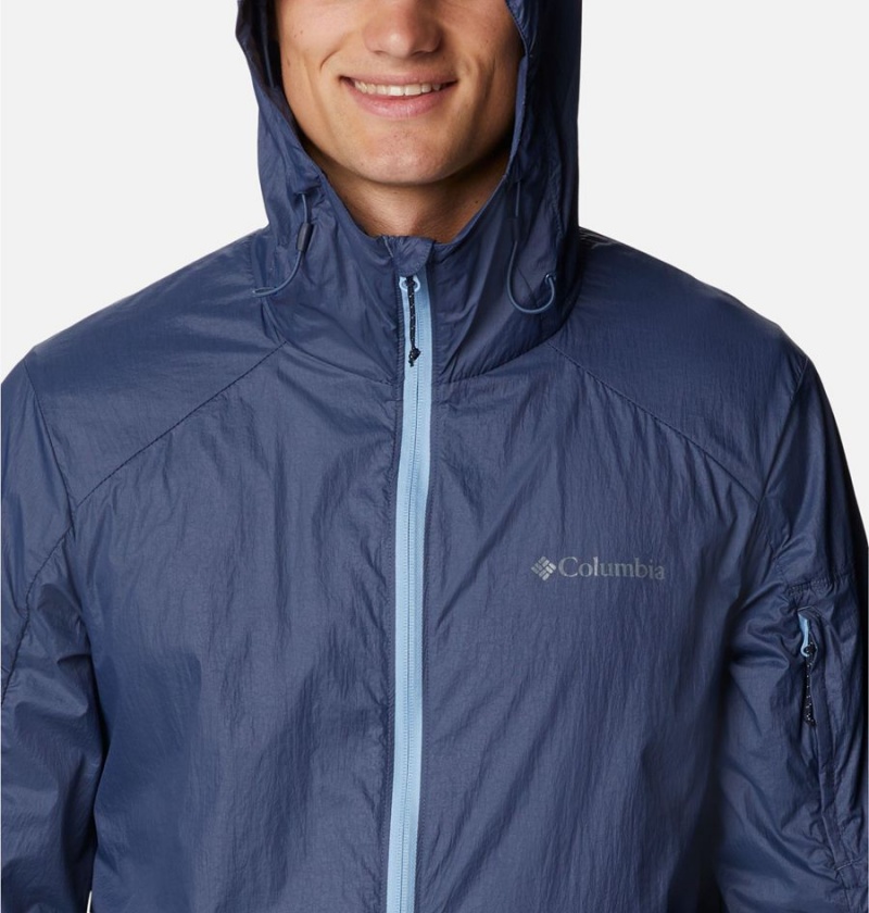 Blue Men's Columbia Loop Trail Windbreaker | MHVTL-4192