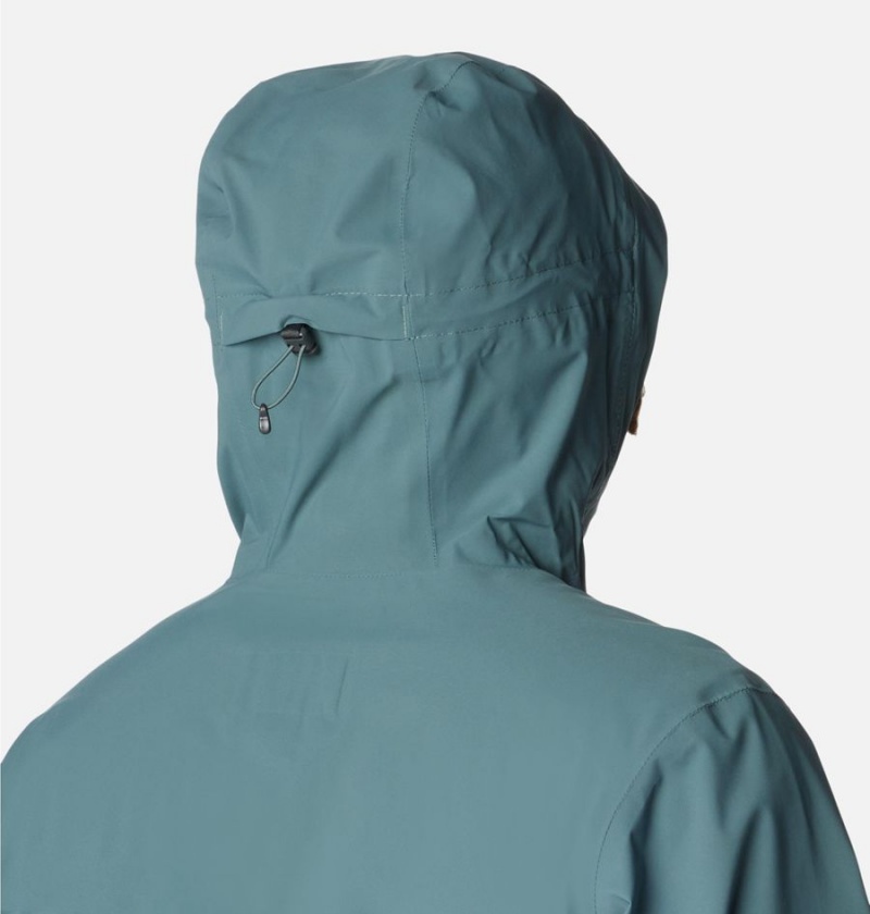 Blue Men's Columbia Omni-Tech Ampli-Dry Shell Rain Jacket | UPSOZ-2403