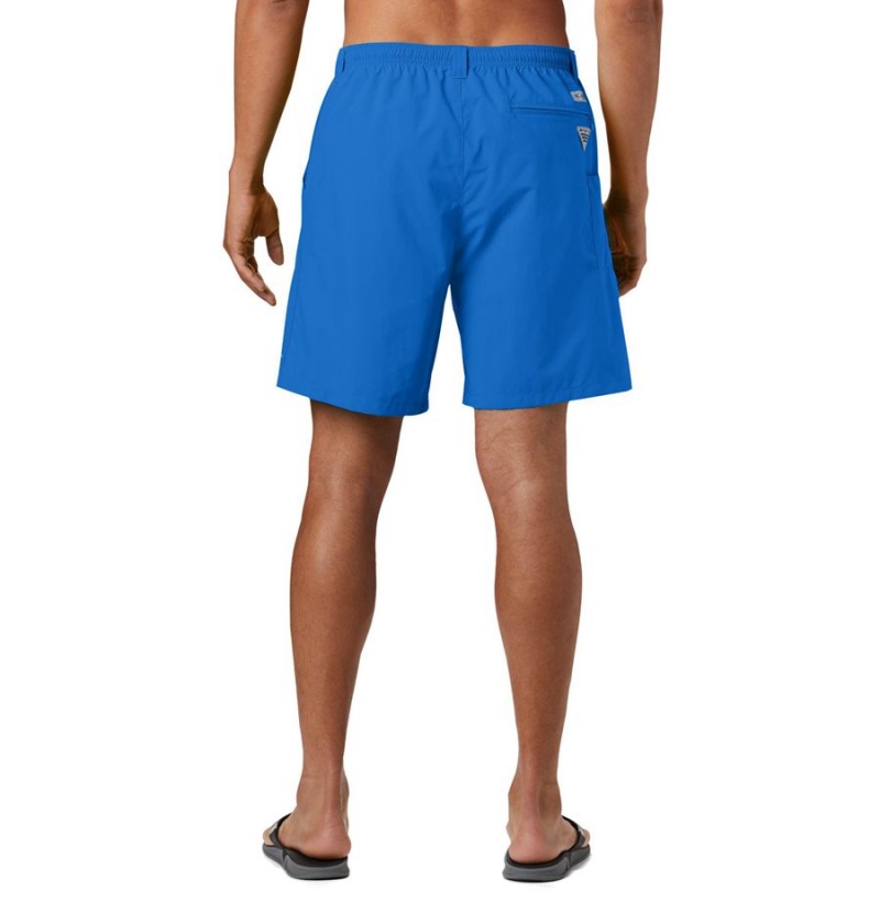 Blue Men's Columbia PFG Backcast III Water Shorts | IQLWP-2598