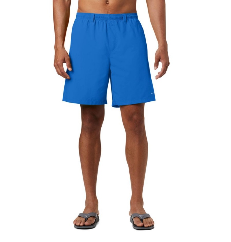 Blue Men\'s Columbia PFG Backcast III Water Shorts | IQLWP-2598