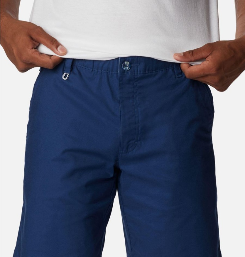 Blue Men's Columbia PFG Bonefish Shorts | YQTOK-4398