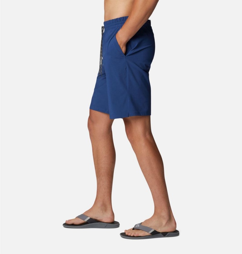 Blue Men's Columbia PFG Slack Tide Hybrid Water Shorts | DWOJP-6851