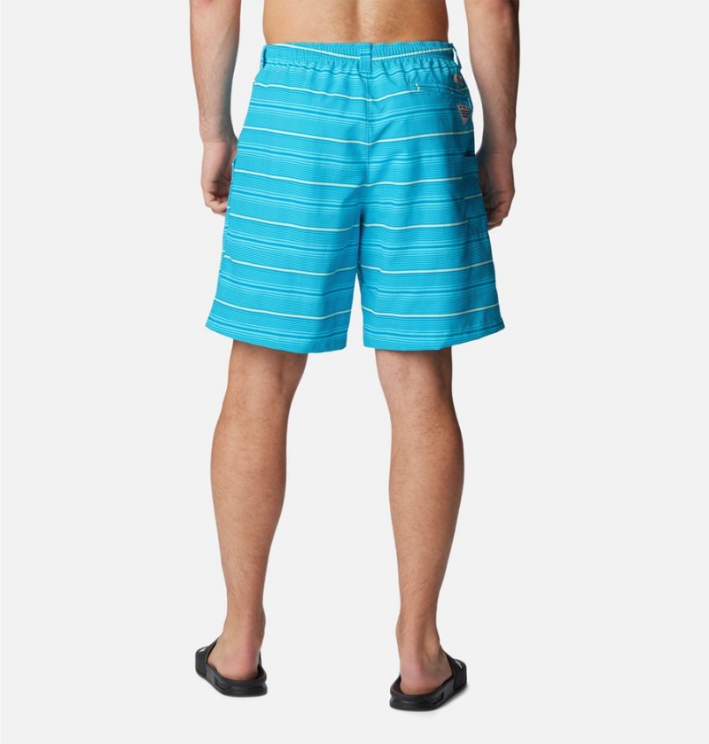 Blue Men's Columbia PFG Super Backcast Water Shorts | FIXPZ-9621