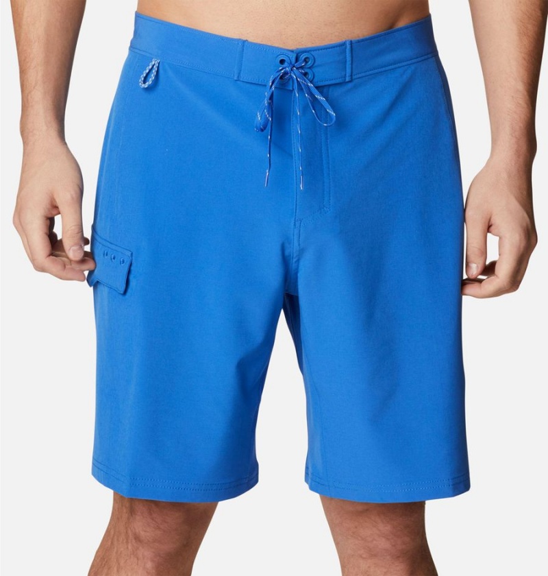 Blue Men's Columbia PFG Terminal Tackle Board Shorts | LZRNC-3469