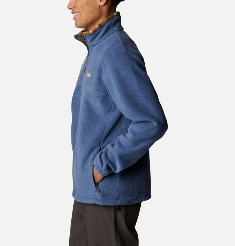 Blue Men's Columbia PHG Fleece Jacket | BYKSH-8415