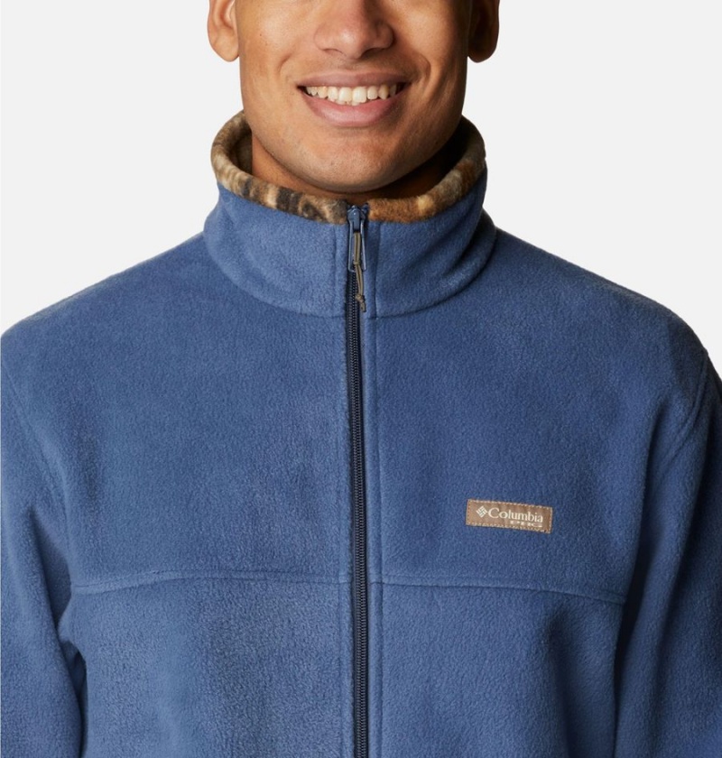 Blue Men's Columbia PHG Fleece Jacket | BYKSH-8415