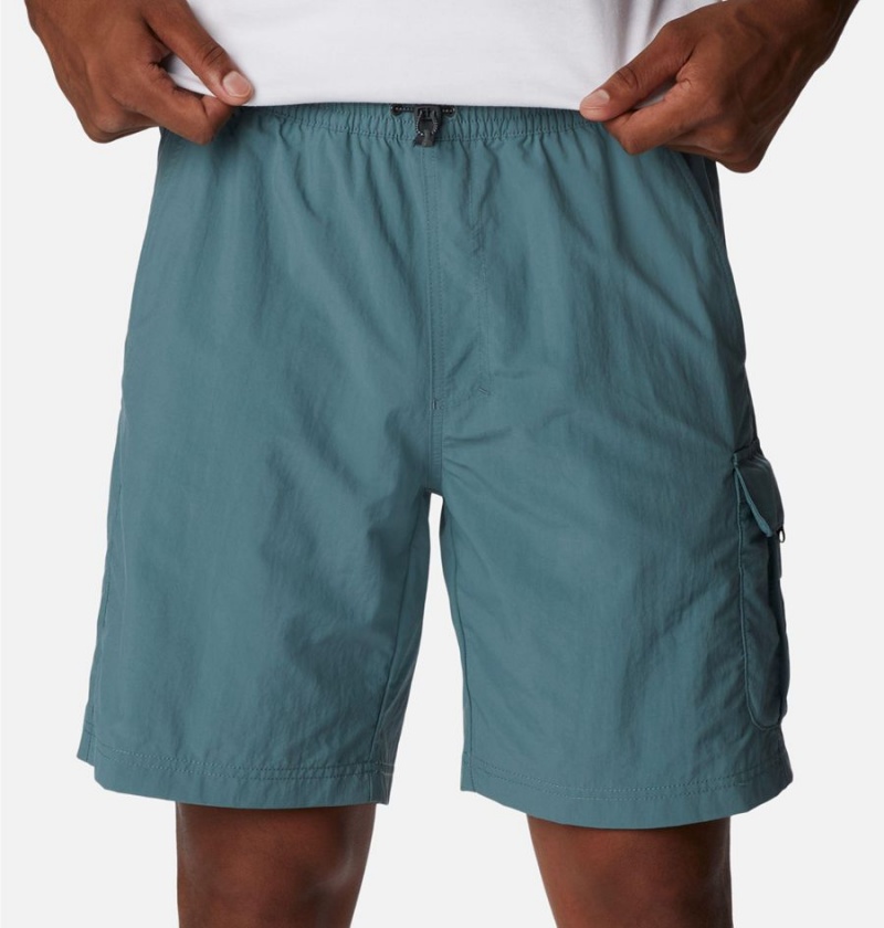 Blue Men's Columbia Palmerston Peak Sport Shorts | WFBMR-9153