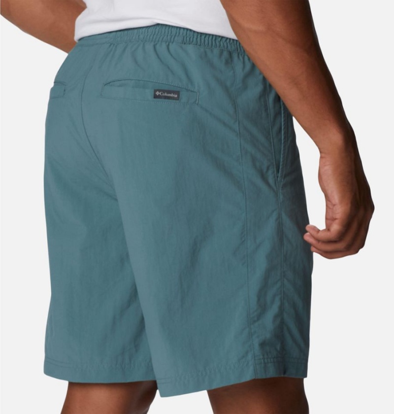 Blue Men's Columbia Palmerston Peak Sport Shorts | WFBMR-9153