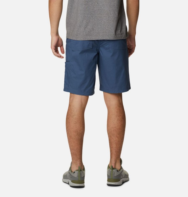 Blue Men's Columbia Pine Canyon Cargo Shorts | EPYRL-2853