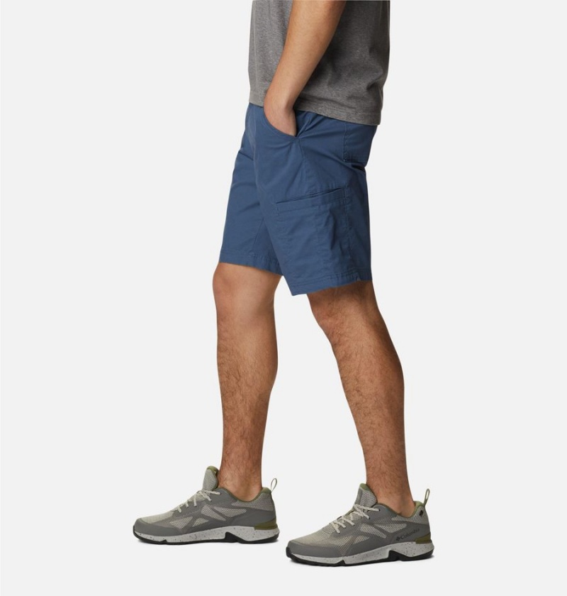 Blue Men's Columbia Pine Canyon Cargo Shorts | EPYRL-2853