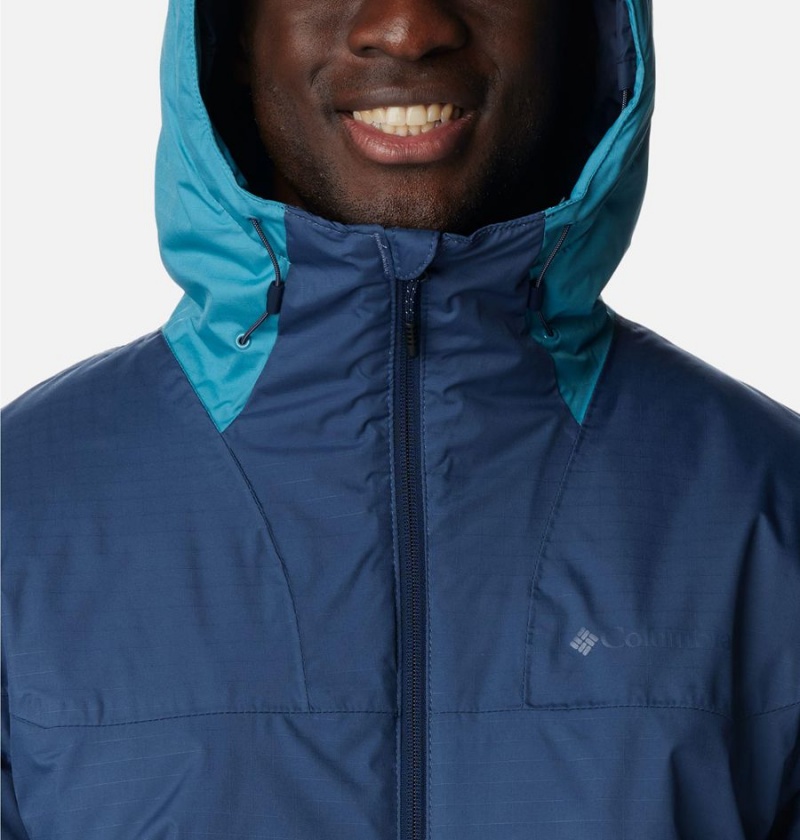 Blue Men's Columbia Point Park Insulated Puffer Jacket | TREPX-3024