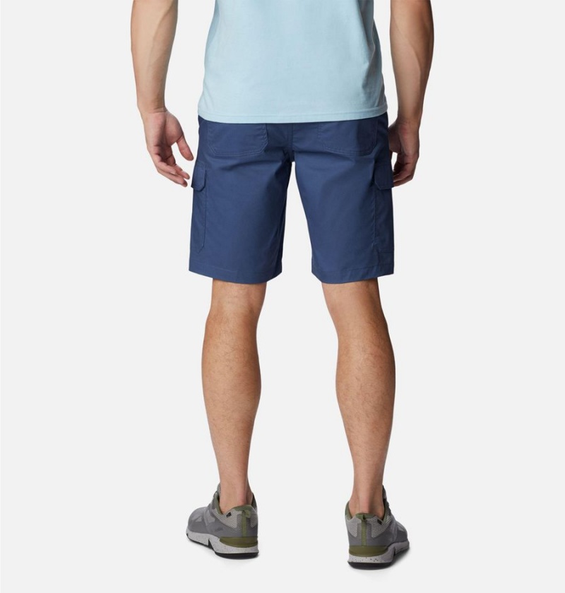 Blue Men's Columbia Rapid Rivers Shorts | GZYJW-7936