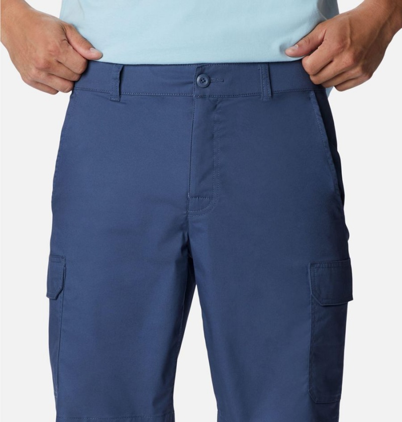 Blue Men's Columbia Rapid Rivers Shorts | GZYJW-7936