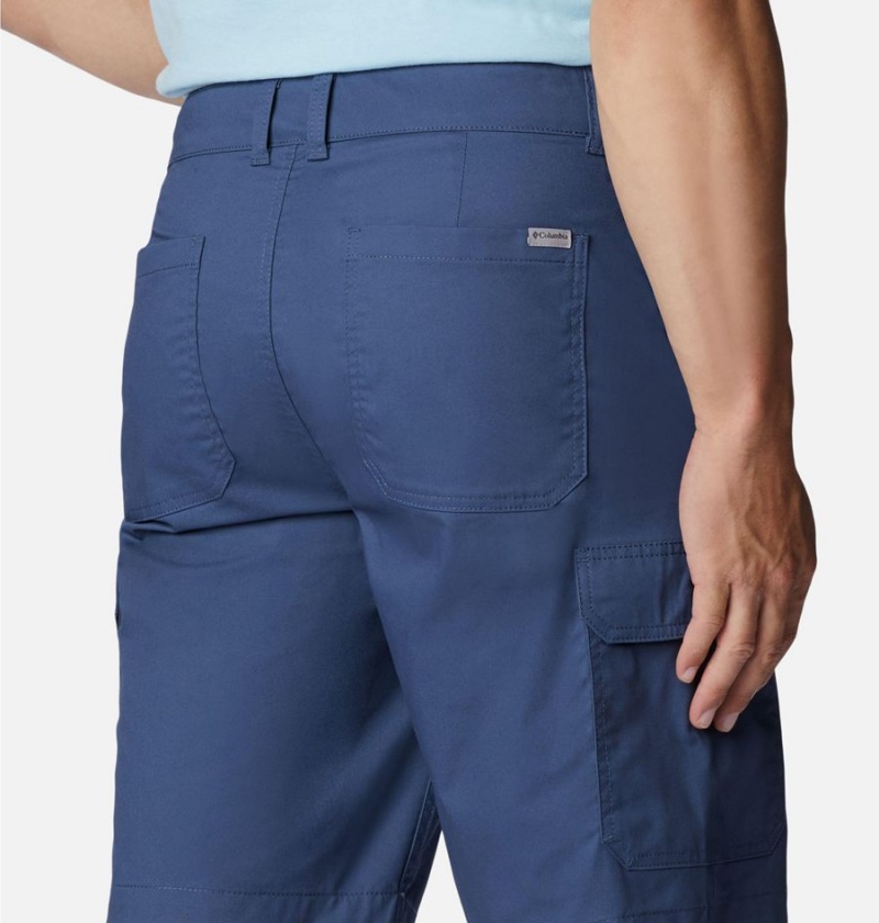 Blue Men's Columbia Rapid Rivers Shorts | GZYJW-7936