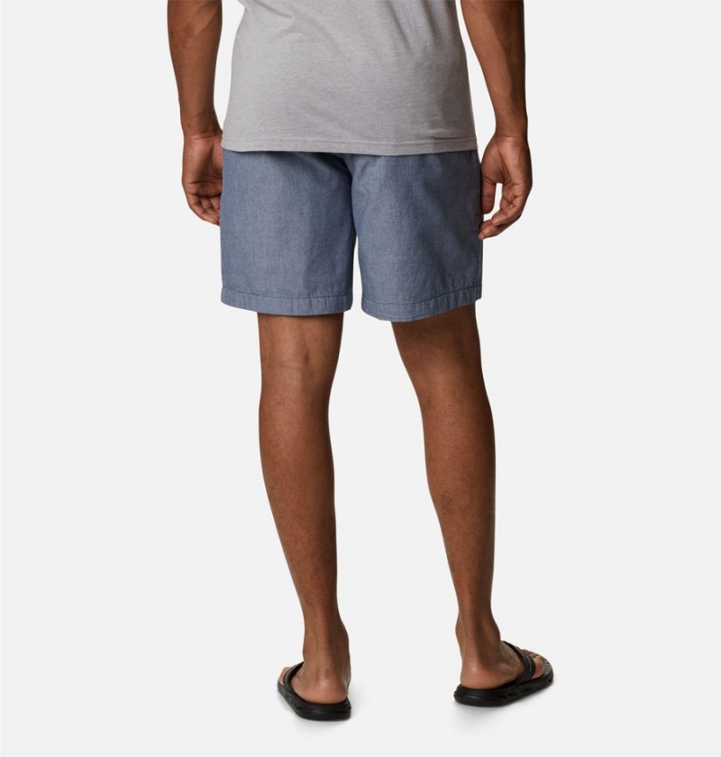 Blue Men's Columbia Scenic Ridge Pull-On Shorts | IRLOE-3487