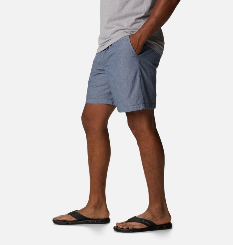 Blue Men's Columbia Scenic Ridge Pull-On Shorts | IRLOE-3487