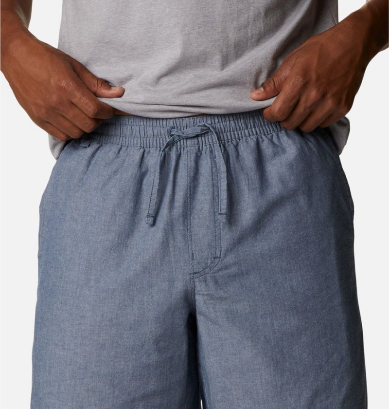 Blue Men's Columbia Scenic Ridge Pull-On Shorts | IRLOE-3487