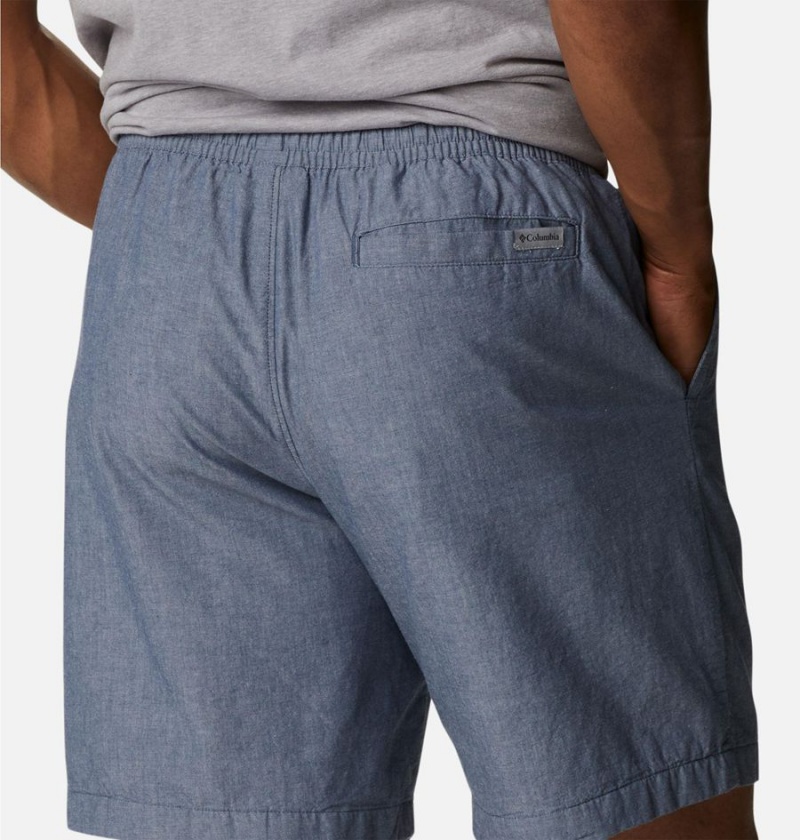 Blue Men's Columbia Scenic Ridge Pull-On Shorts | IRLOE-3487