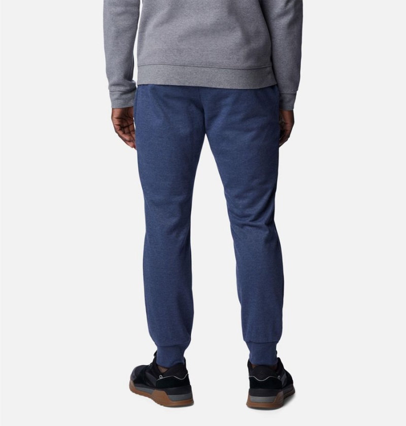 Blue Men's Columbia Shell Ridge Sweat Joggers Pants | NRBPE-3264