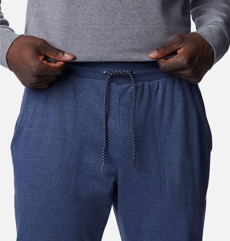 Blue Men's Columbia Shell Ridge Sweat Joggers Pants | NRBPE-3264