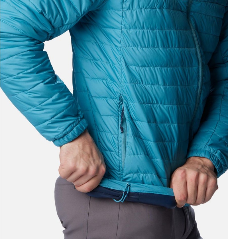 Blue Men's Columbia Silver Falls Insulated Puffer Jacket | DFQMH-9123