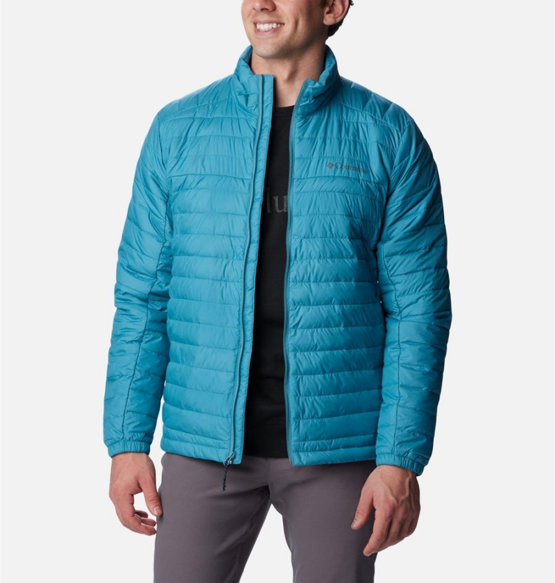 Blue Men's Columbia Silver Falls Insulated Puffer Jacket | DFQMH-9123