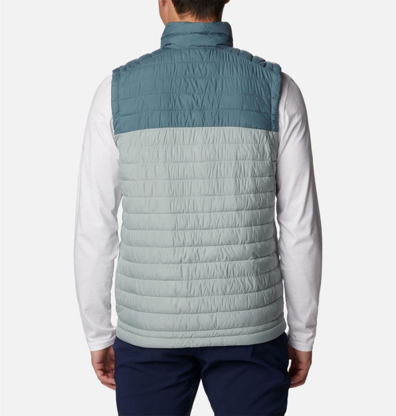 Blue Men's Columbia Silver Falls Vest | JBPSU-9152