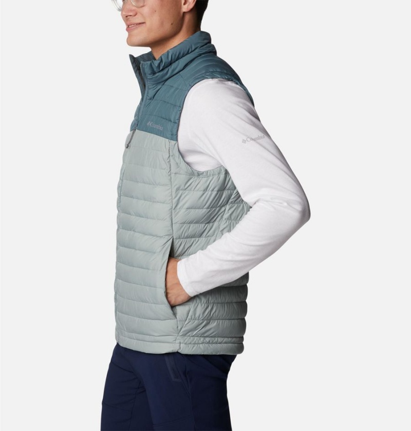 Blue Men's Columbia Silver Falls Vest | JBPSU-9152