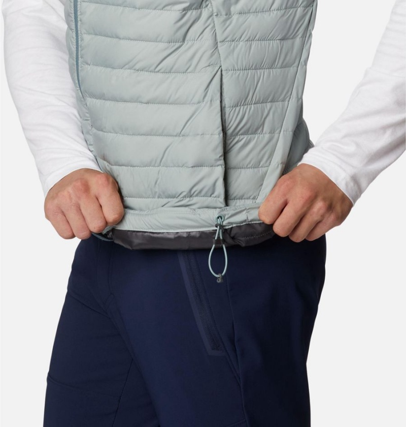 Blue Men's Columbia Silver Falls Vest | JBPSU-9152