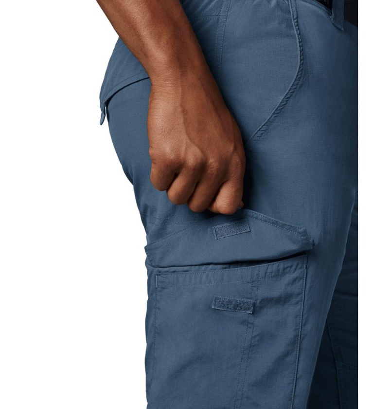 Blue Men's Columbia Silver Ridge Cargo Pants | FYPZW-4160