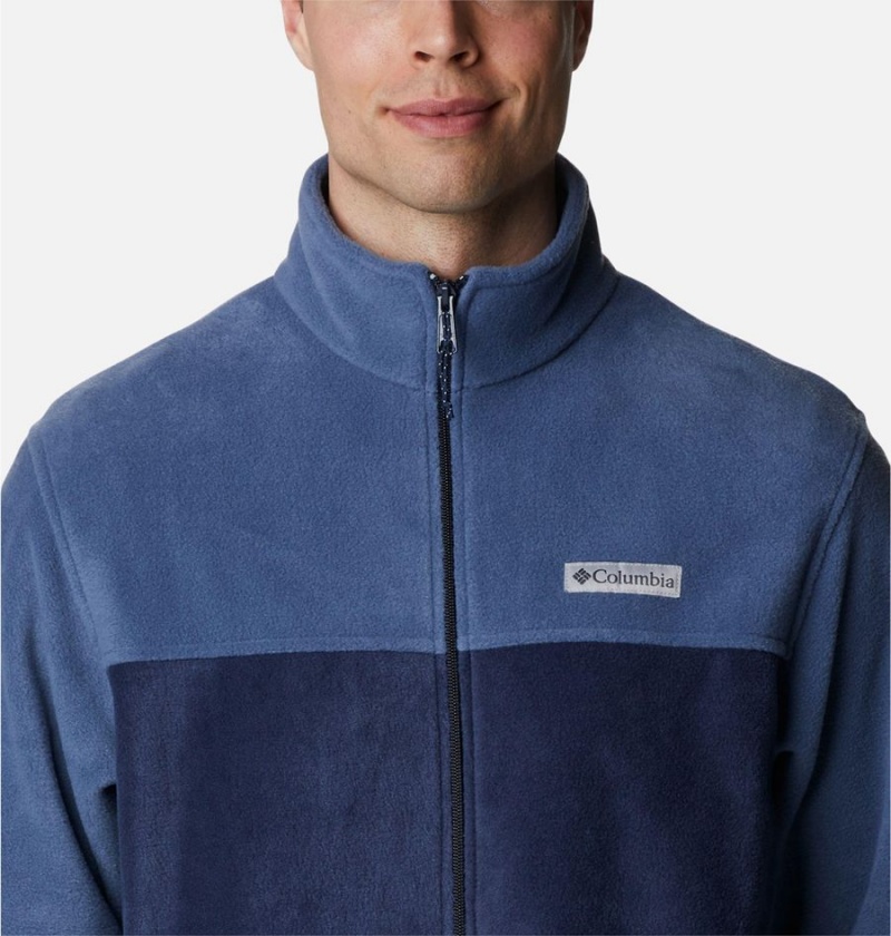 Blue Men's Columbia Steens Mountain 2.0 Full Zip Fleece Jacket | VZPJY-6392