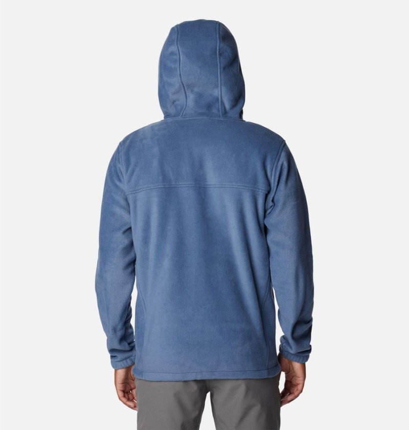 Blue Men's Columbia Steens Mountain Full Zip Hoodie Fleece Jacket | GPLAI-6402